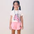 Conjunto Hello Kitty Unicorn Short Rosa Molecotton Momi - loja online