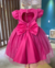 Imagem do Vestido Luxo Bianca Boneca Cinto Pérolas Pink Tule Brilho Farfalla -