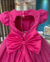 Vestido Luxo Bianca Boneca Cinto Pérolas Pink Tule Brilho Farfalla - - loja online