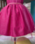 Vestido Luxo Bianca Boneca Cinto Pérolas Pink Tule Brilho Farfalla - - Mari Kids