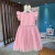 Vestido Rosê Tule Poá Cattai