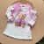 Vestido Always Love Ursinho Colete Rosa Infanti