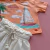 Conjunto Monaco Côte d'Azul Laranja Short Creme Fakini - Mari Kids