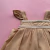 Conjunto Bata Short Viscose Marrom Coffee Infanti na internet