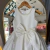 Vestido Luxo Allegra Off White Maxi Laço Farfalla - - comprar online