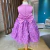 Vestido Luxo Isabella Tule 3D Lilás Farfalla - - comprar online