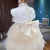 Vestido Festa Amarelo Manteiga Tule Camadas Farfalla - loja online