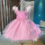 Vestido Luxo Flora Jardim Encantado Cinto Rosa Farfalla -