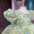 Vestido Festa Floral Verde 3D Farfalla - loja online