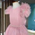 Vestido Luxo Maitê Longo Rosa Bebê Farfalla- - Mari Kids