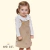 Salopete Veludo Cotelê Marrom Bordado Body Manga Longa Infanti - Mari Kids