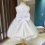 Vestido Luxo Allice Branco Saia Tule Pérolas Farfalla - - comprar online