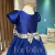 Vestido Luxo Lia Zibeline Azul Royal Farfalla- - comprar online