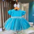 Vestido Luxo Bianca Boneca Azul Céu Farfalla -