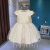 Vestido Luxo Allice Amarelo Bebê Tafetá Manga Curta Farfalla-