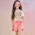 Conjunto Blusa Boxy Hi Yoummy Short Rosa Infanti - loja online