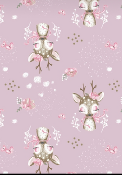 GABARDINA ESTAMPADA DE ALGODON INFANTIL X 50 CM - tienda online