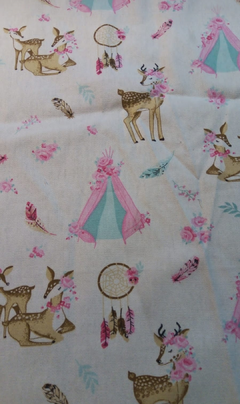 GABARDINA ESTAMPADA DE ALGODON INFANTIL X 50 CM