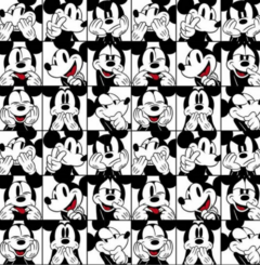 CORDURA MICKEY CUADROS x 50 cm