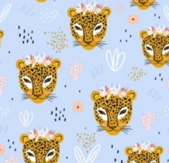 CORDURA JAGUAR CON FLORES x 50 cm