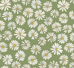 CORDURA MARGARITA FONDO VERDE x 50 cm