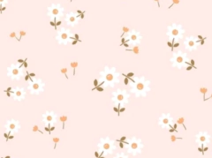 CORDURA FLOR MINI FONDO SALMON x 50 cm