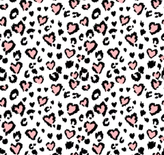 SILVER CORAZON PRINT x 50 cm