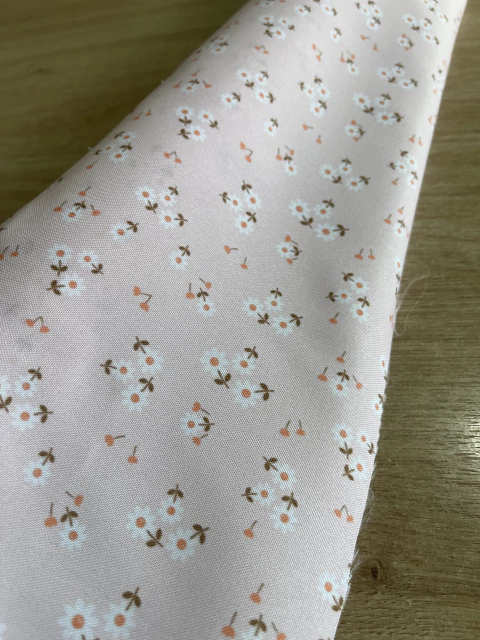 MECÁNICA FLOR MINI FONDO ROSA PASTEL