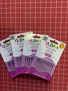 PACK X 5 AGUJAS PARA MAQUINA DE COSER - Franchus almacen de las telas
