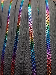 CIERRE DIENTE DE PERRO MULTICOLOR N6