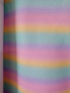 PU GLITTER RAINBOW x 50 cm - comprar online