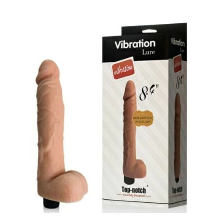 PÊNIS COM VIBRO EM CYBER SKIN 18,5 X 3,5