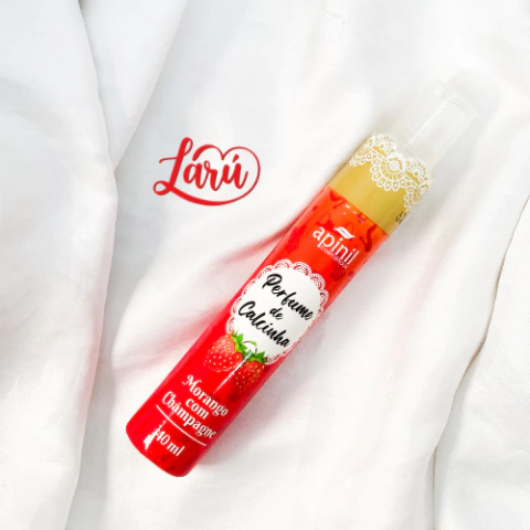 PERFUME DE CALCINHA AROMA MORANGO COM CHAMPANHE - comprar online