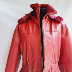 PARKA CAPUCHA CUERO MAGGIE Y JO - comprar online
