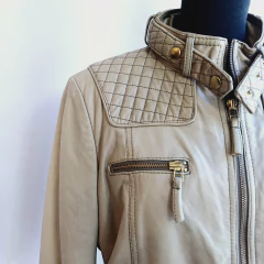 CHAQUETA CUERO ZARA - tienda online