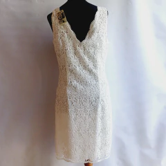 VESTIDO DE ENCAGE GIPUR ANN TAYLOR