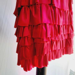 Vestido con volados - comprar online