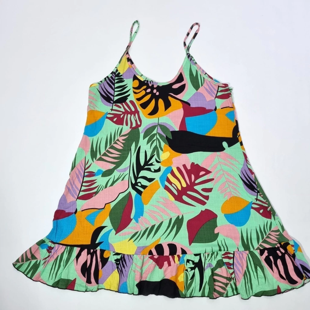 Vestido lino de mujer