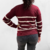 Sweater de bremer bordó con rayas blancas - GUAU! Mayorista