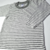 Camiseta bebé rayada gris y blanco - comprar online