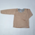 Camiseta bebé rayada tierra y blanco en internet