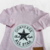 Body media polera Converse color rosa