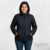 Campera inflable de mujer con capucha color negro
