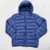 Campera inflable de mujer con capucha color azul - comprar online