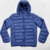 Campera inflable de mujer con capucha color azul en internet