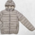 Campera inflable de mujer con capucha color camel - tienda online