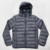 Campera inflable de mujer con capucha color negro - comprar online