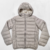Campera inflable de mujer con capucha color camel - comprar online