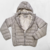 Campera inflable de mujer con capucha color camel - GUAU! Mayorista