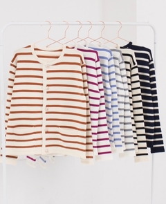 SACO COCÓ DOBLE BREMER CON BOTONES PLATEADOS - comprar online